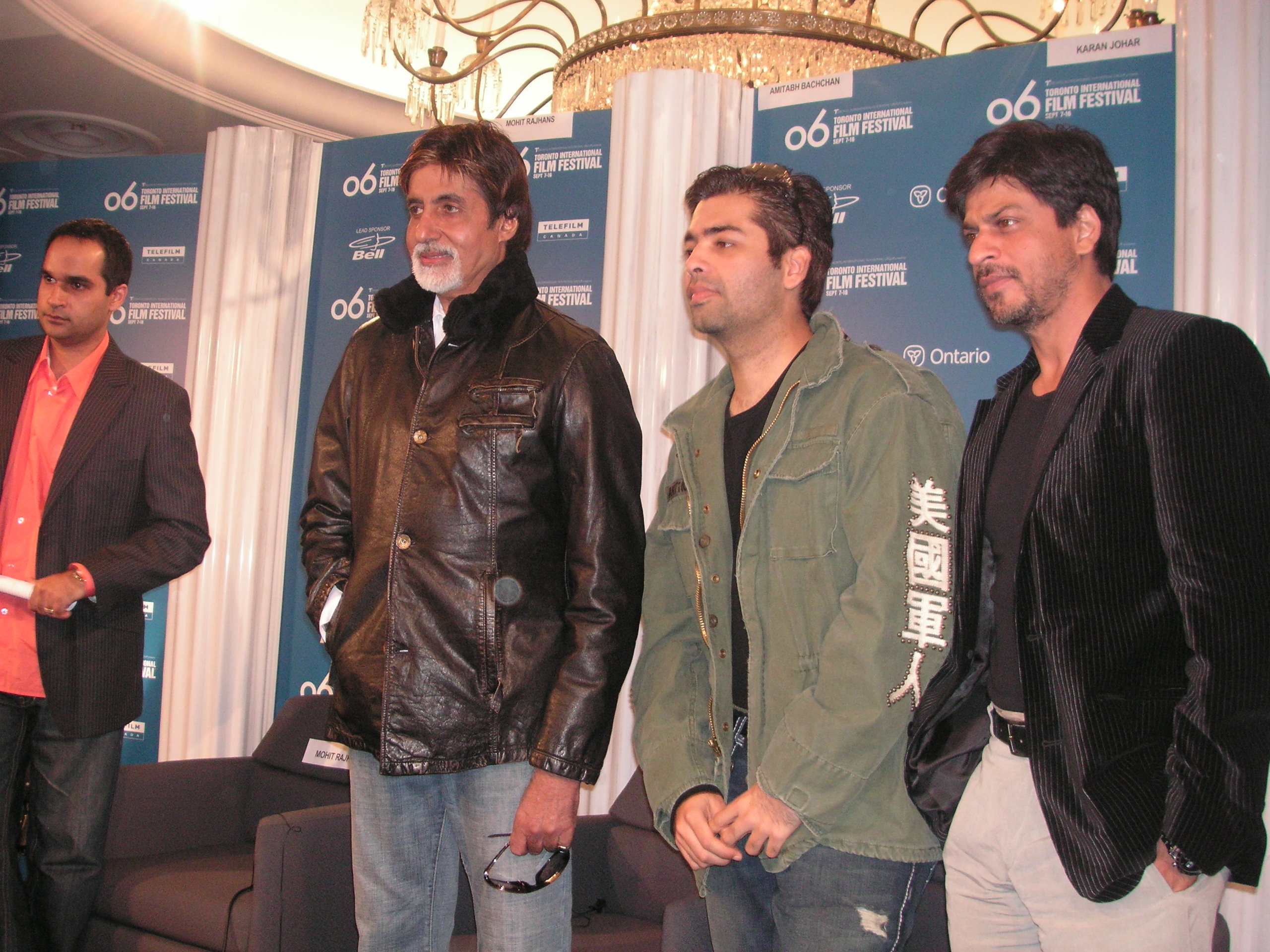 Mohit Rajhans hosting a stage conversation